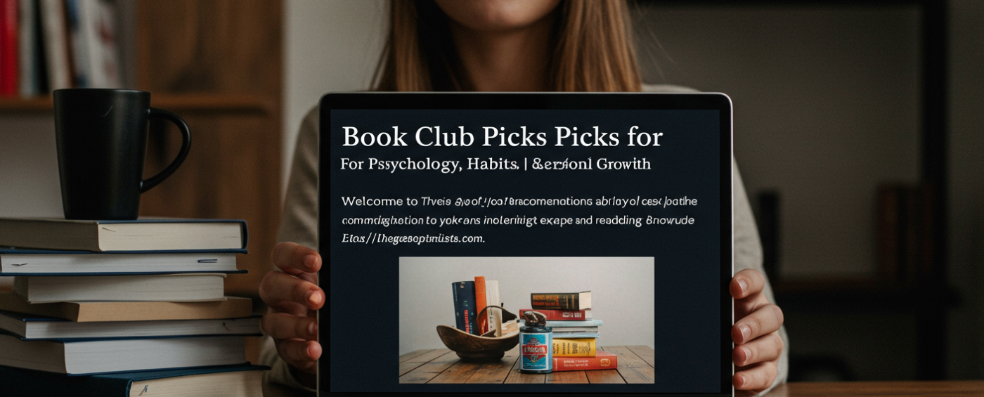 Book Club Picks for Psychology, Habits & Personal Growth